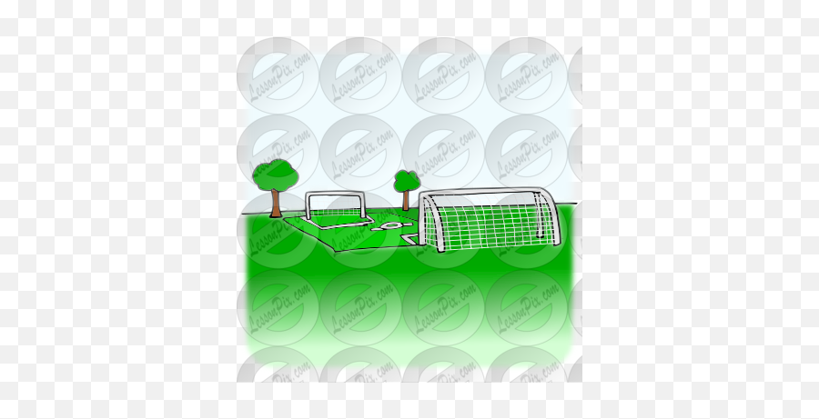 Soccer Field Picture For Classroom - Horizontal Emoji,Field Clipart