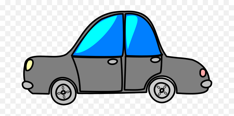 Car Grey Cartoon Transport Clip Art At - Grey Car Clipart Emoji,Transport Cliparts