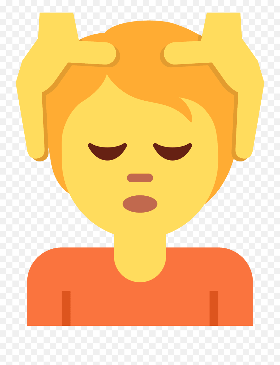 Person Getting Massage Emoji Clipart Free Download - Massage,Massage Clipart