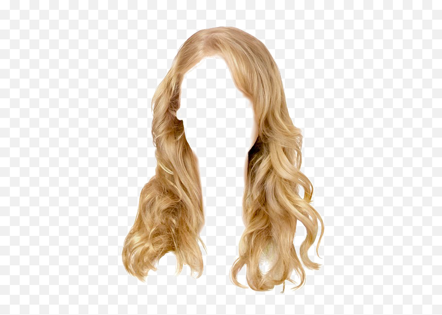 Download Png Hd Hq Png Image - Long Blonde Hair For Photoshop Emoji,Wig Transparent Background