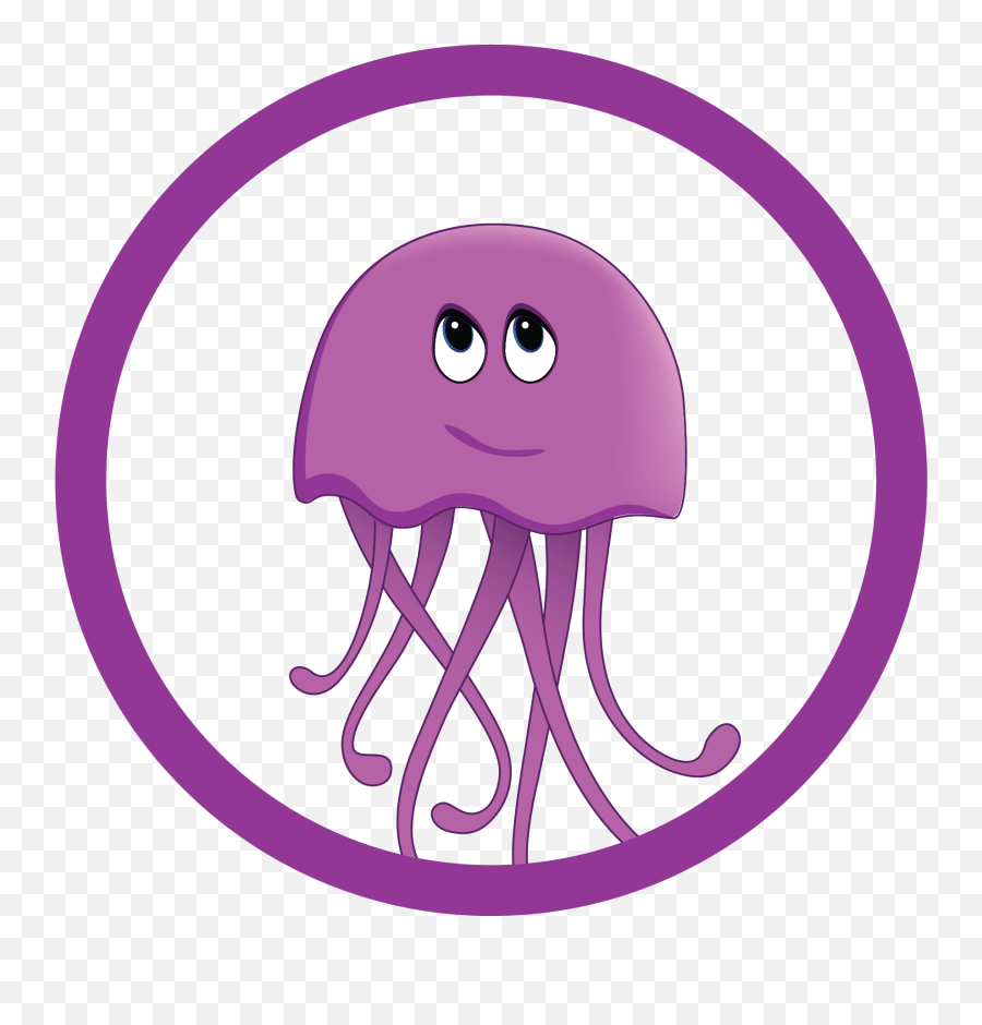 Jellyfish Clipart 5 Fish - Clip Art Emoji,Jellyfish Clipart