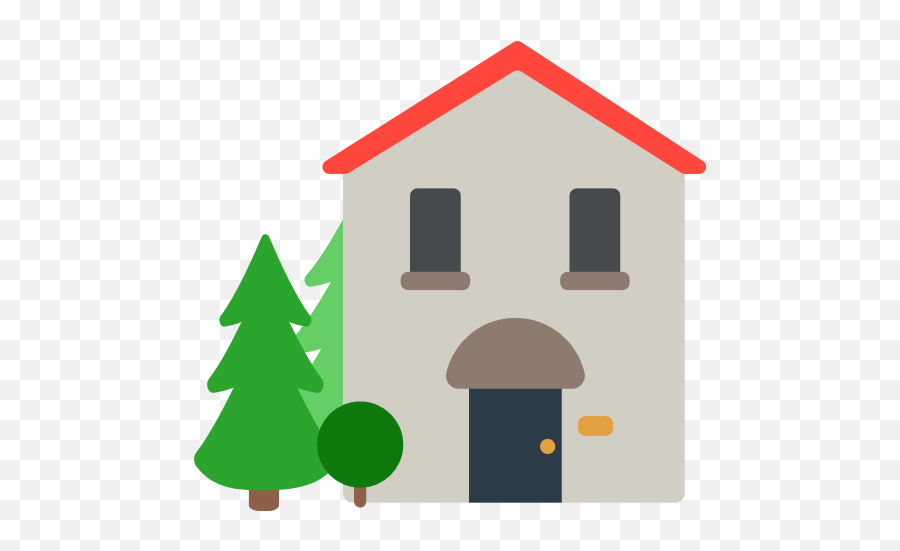 House With Garden - The Glasgow Emoji,House Emoji Png