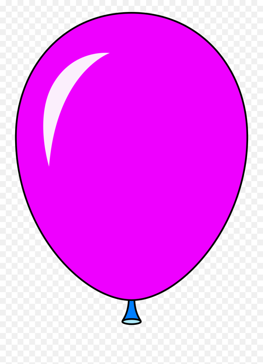 New Pink Balloon Clip Art At Clker Emoji,Pink Balloon Clipart