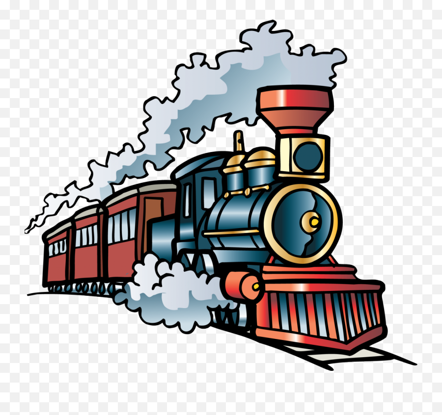 Transparent Train Cartoon Png - Train Clipart Full Size Emoji,Caboose Clipart