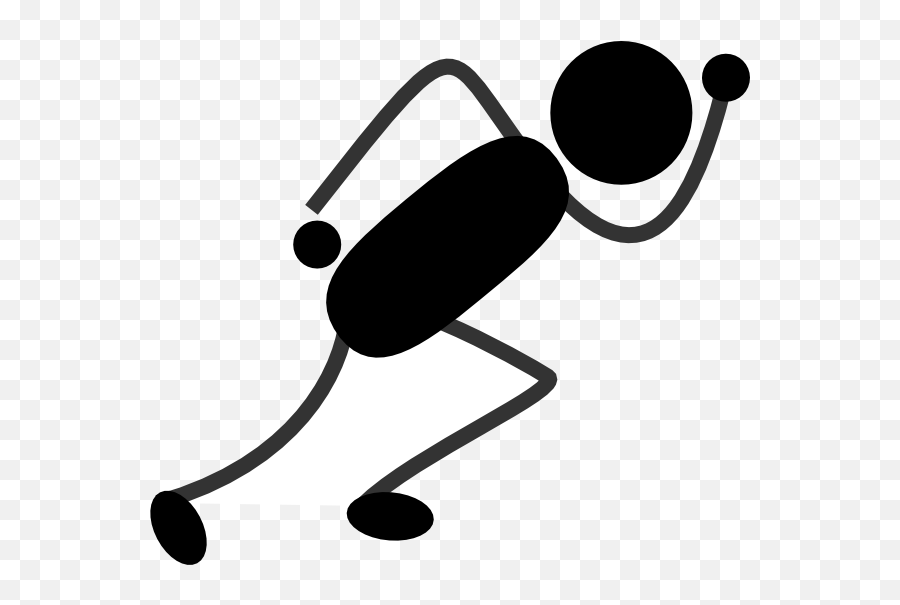 Stick Figure Run - Running Stick Figures Transparent Emoji,Run Clipart