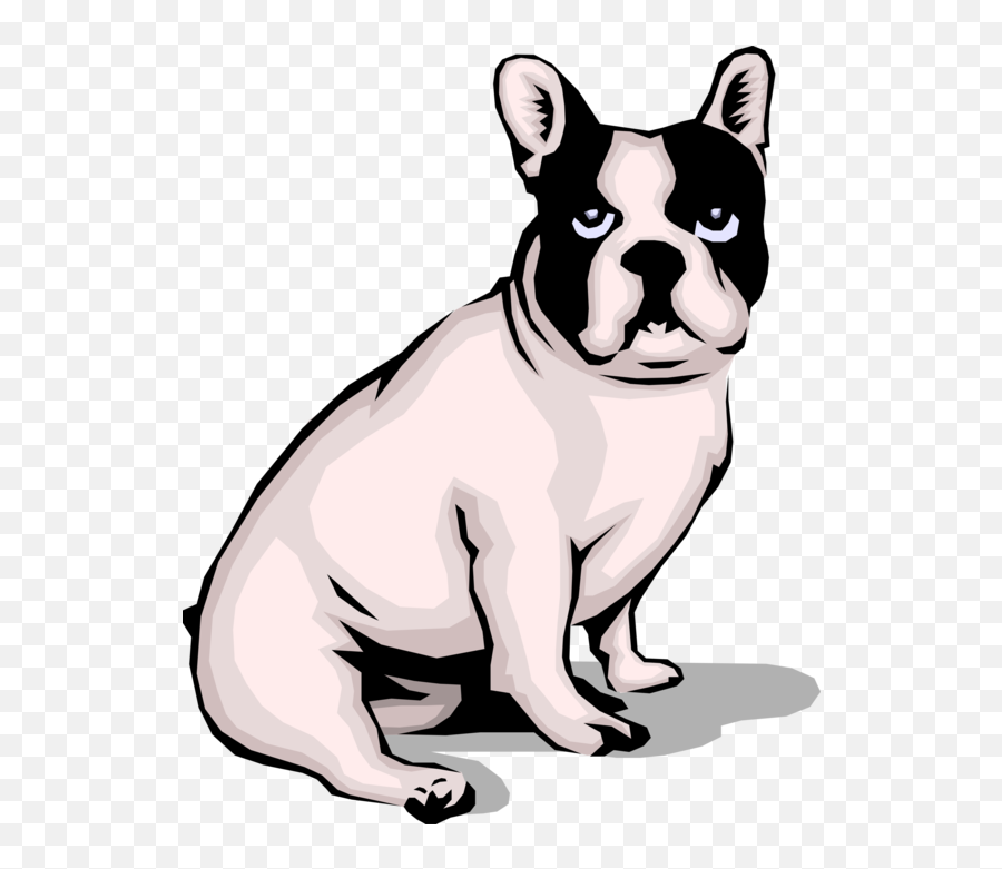 French Bulldog Puppy Dog - Vector Image Emoji,Bulldog Clipart Free