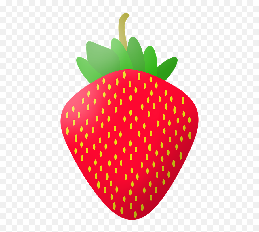 Strawberry Fruit Vector Fruits Png - Vector Fruits Emoji,Fruit Png