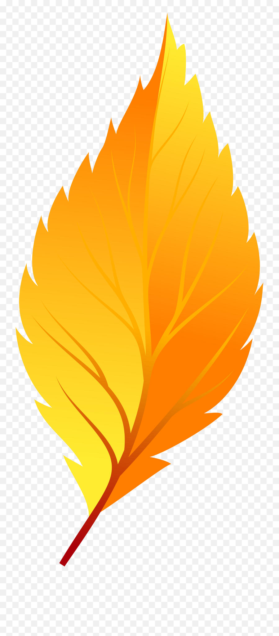Leaves Clipart Red Fall Leaf Leaves - Yellow Autumn Leaf Clipart Emoji,Fall Leaves Clipart