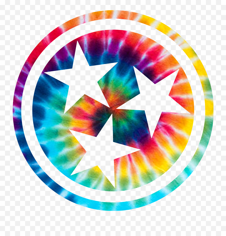 Tristar Tie Dye Decal - Tennessee Tristar Tie Dye Emoji,Tristar Pictures Logo