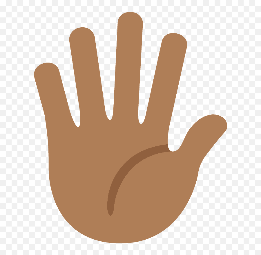 Hand With Fingers Splayed Emoji Clipart Free Download - Imagens De Mao Aberta,Finger Clipart