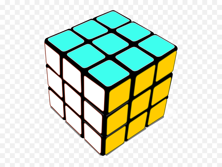 Rubiks Cube Png Rubix Cube Clipart - Cube Emoji,Cube Clipart
