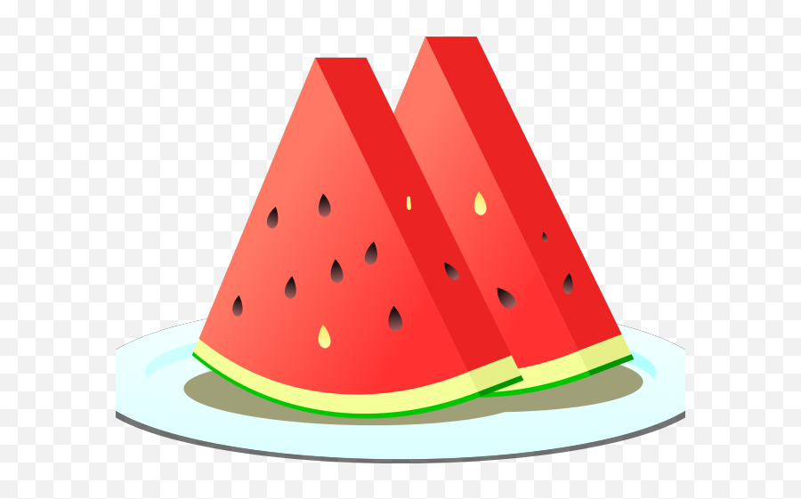 Watermelon Clipart Sliced - Dot Emoji,Watermelon Clipart