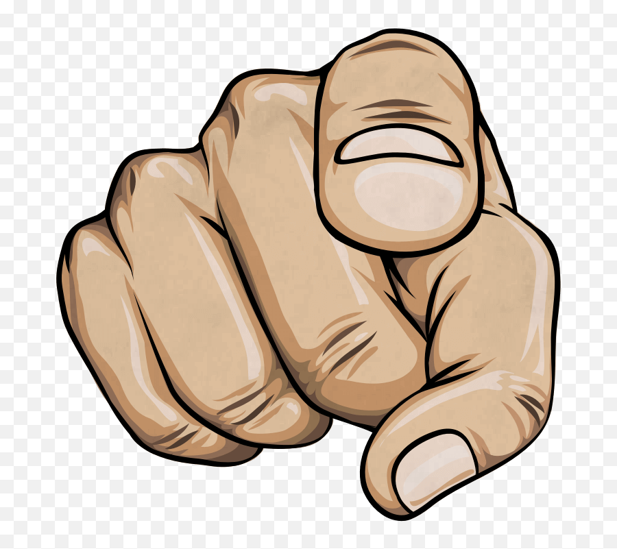 Pointing At You Clipart - Fingers Pointing At You Finger Pointing At You Png Emoji,You Clipart