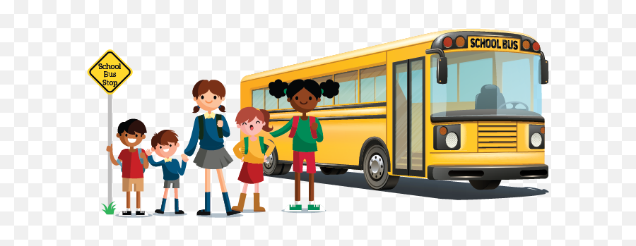Transportation Clipart School Bus - School Bus With Students Png Emoji,School Bus Clipart
