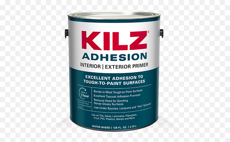 Kilz Adhesion Interior Exterior - Paint Primer Emoji,Transparent Glass Paint
