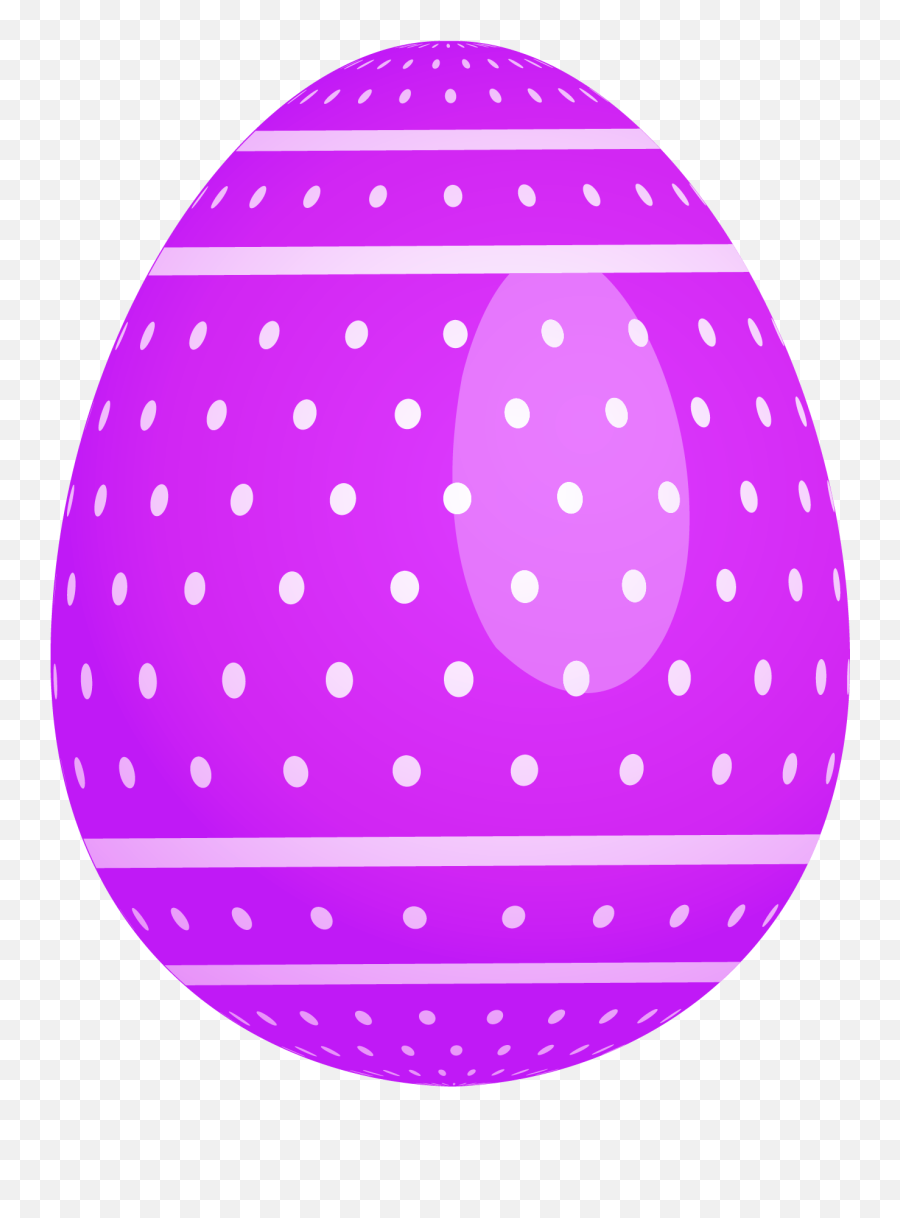 Free Easter Egg Clip Art Clipart Image - Easter Purple Egg Clip Art Emoji,Easter Egg Clipart