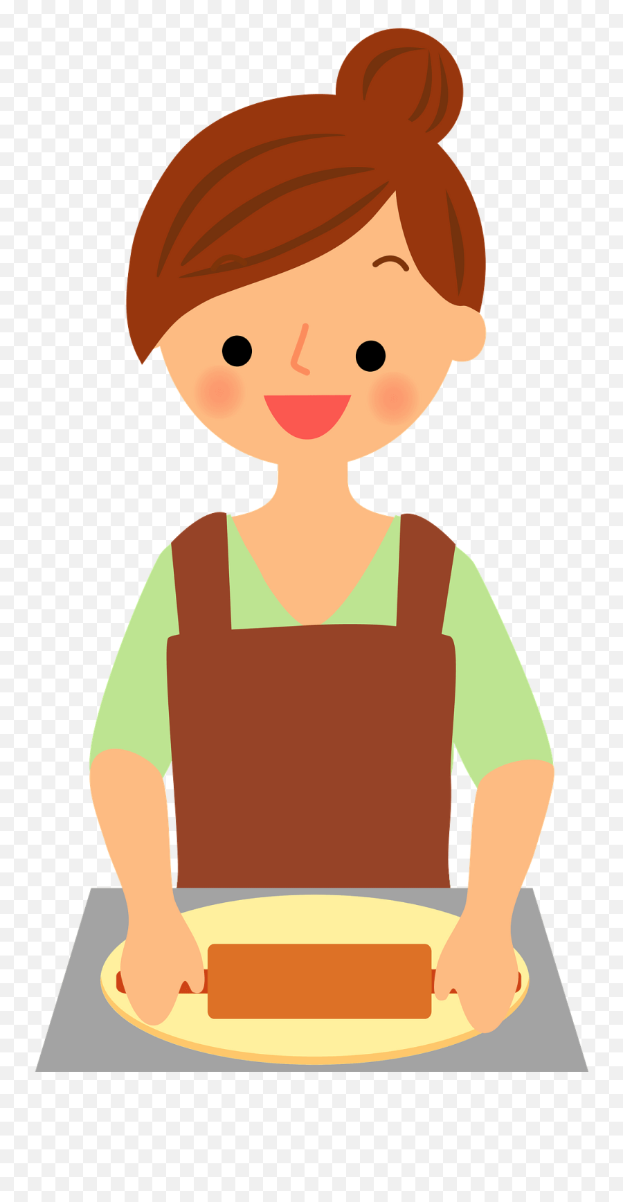 Woman Is Cooking Clipart Free Download Transparent Png - Transparent Woman Cooking Clipart Emoji,Baking Clipart