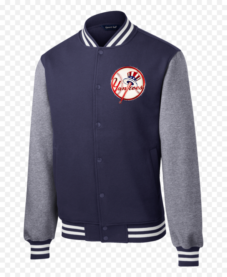 Official New York Yankees Classic - Varsity Jacket Fleece Emoji,Logo Jackets
