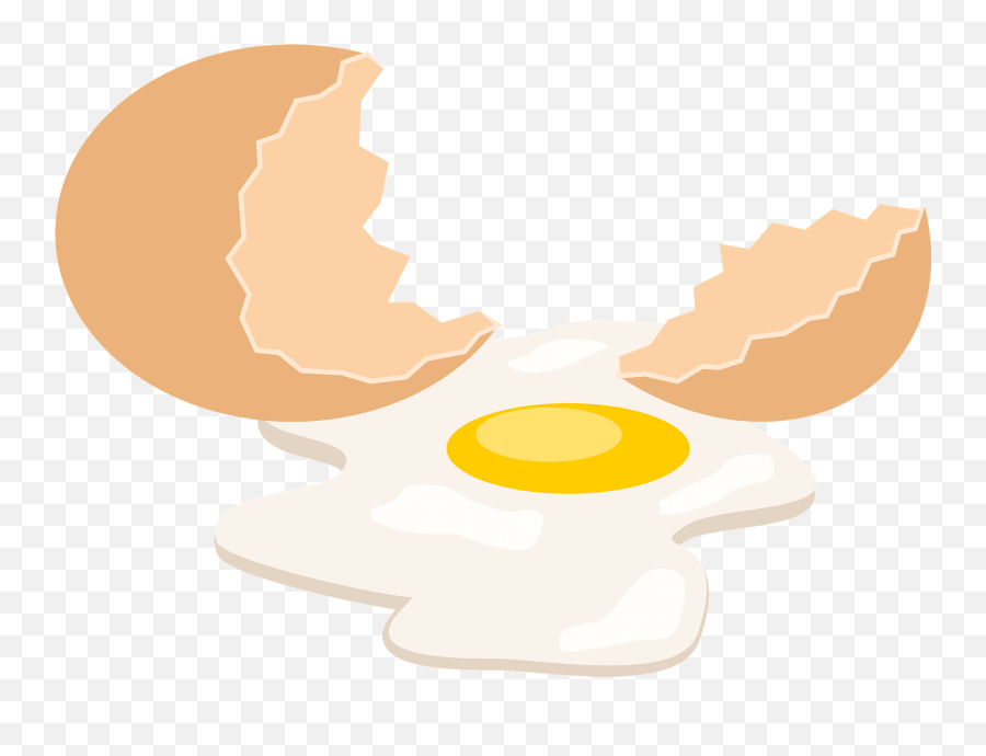 Cracked Egg Clipart - Cracked Egg Clipart Emoji,Egg Clipart
