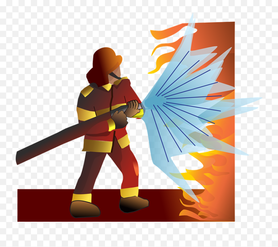 Fire Rescue Firefighter Clipart - Put Out Fire Png Emoji,Firefighter Clipart