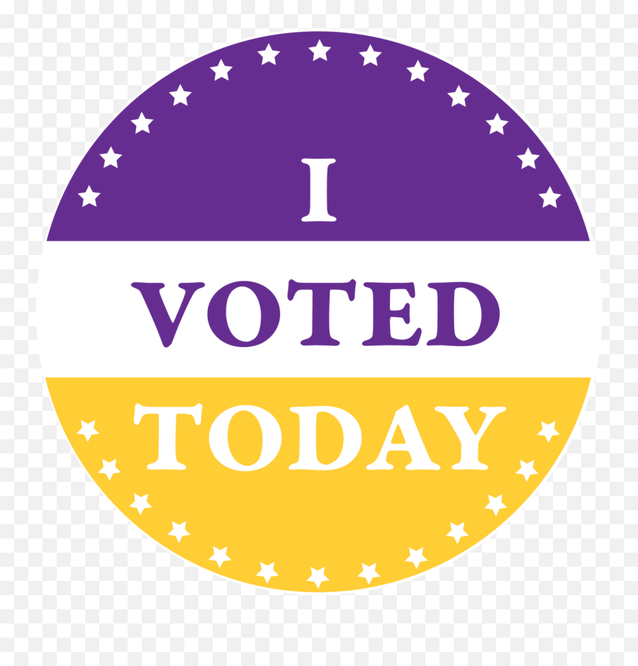 Election Day In Louisiana - Happy Birthday Grey And Pink Emoji,I Voted Sticker Png