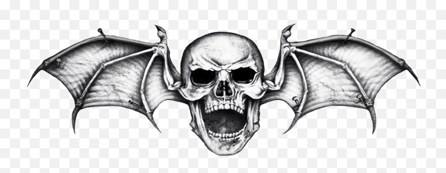 Avenged Sevenfold Deathbat Logo - Avenged Sevenfold Deathbat Emoji,Avenged Sevenfold Logo