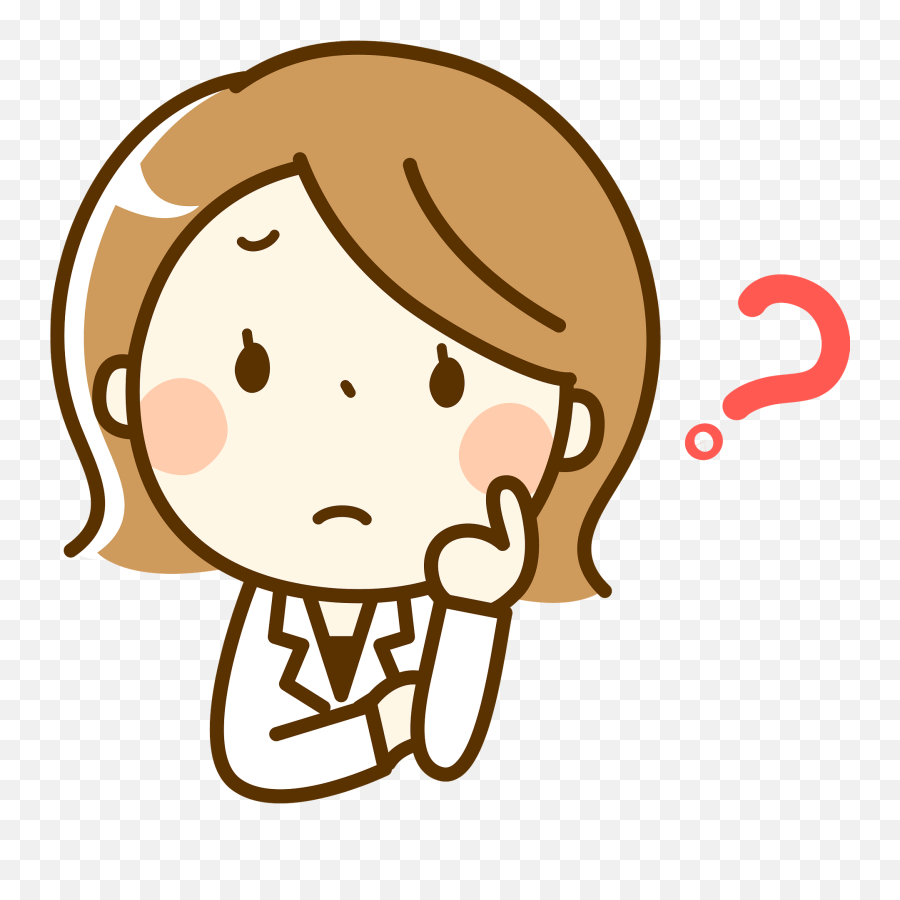 Pharmacist Woman Is Questioning Clipart Emoji,Any Questions Clipart