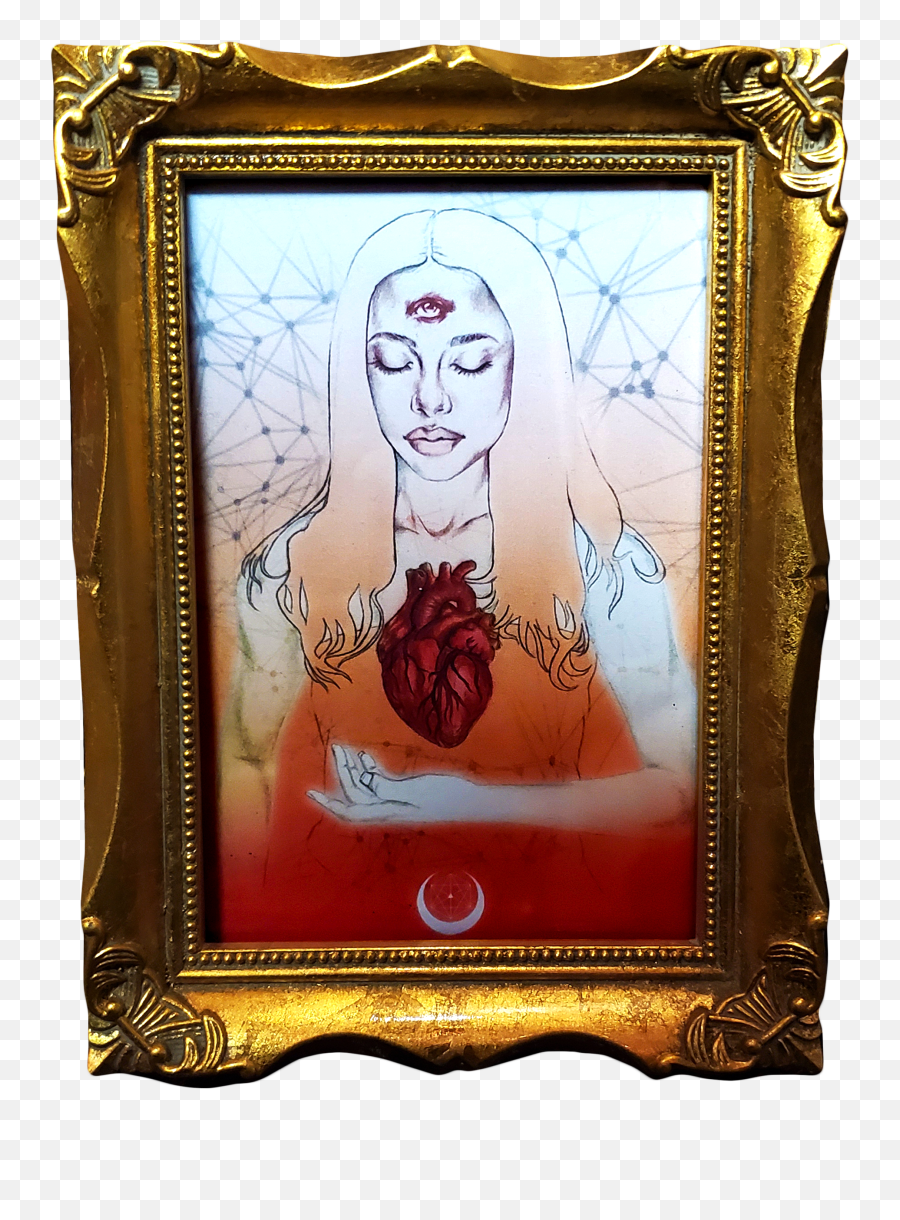 Highest Most Exalted One In Small Gold Frame Lex Simone Emoji,Exalted Logo