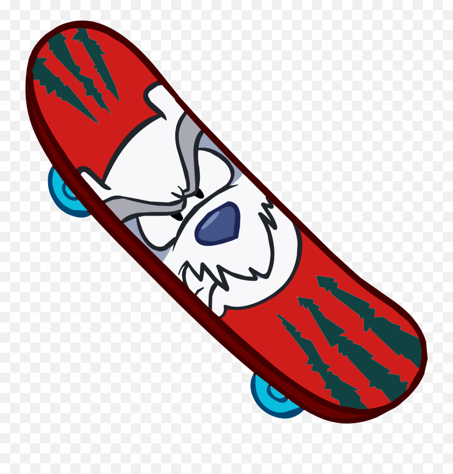 Skate Clipart Skateboard Deck Skate - Club Penguin Skateboard Emoji,Skateboard Clipart