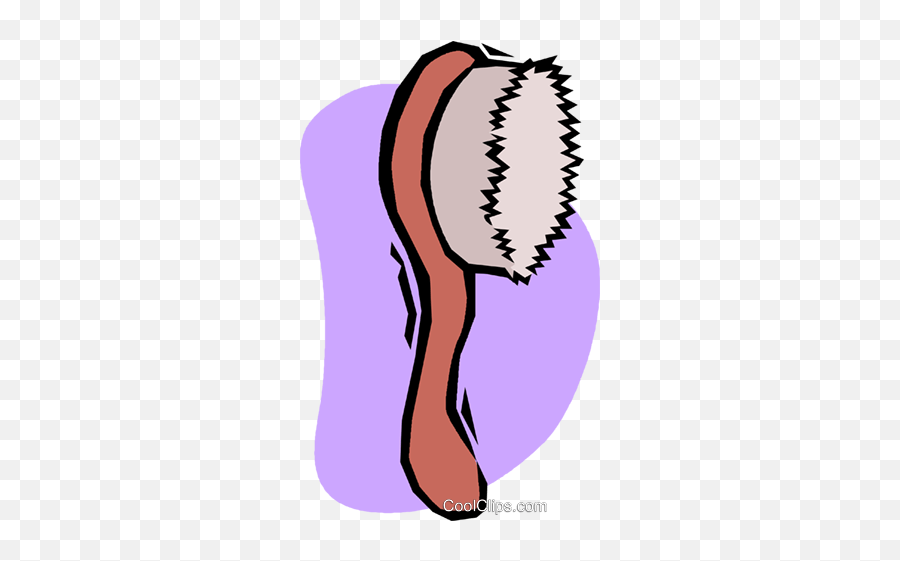 Hair Brush Royalty Free Vector Clip Art Illustration Emoji,Hair Brush Png