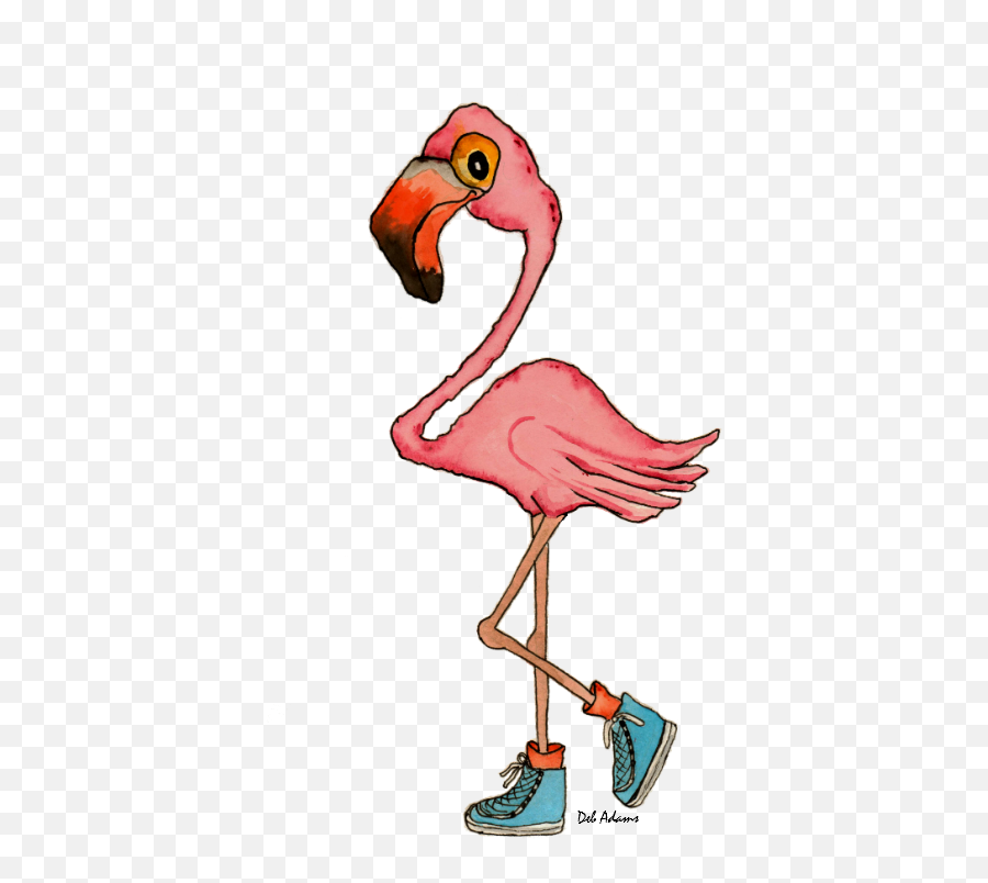 Flamingos Adamsart Page 4 Emoji,Pink Flamingos Clipart