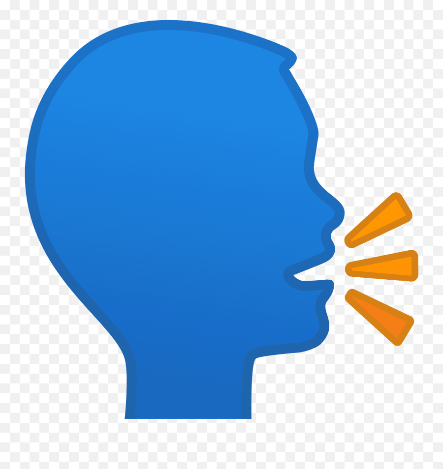 Speaking Head Emoji Clipart Free Download Transparent Png - Boy Talking Emoji,Speaking Clipart
