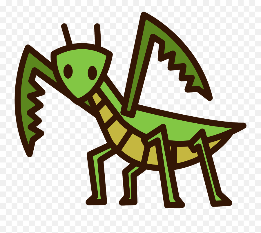 Mantis Insect Clipart Emoji,Insect Clipart
