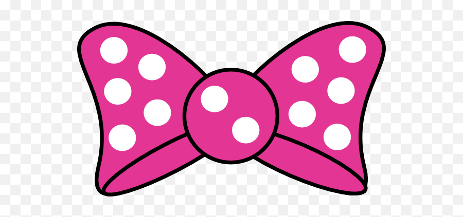 Minnie Mouse Bow - Minnie Mouse Pink Bow Emoji,Minnie Mouse Bow Clipart