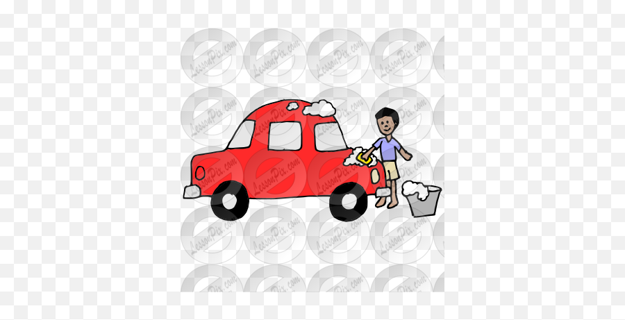 Car Wash Picture For Classroom - Boy Emoji,Car Wash Clipart