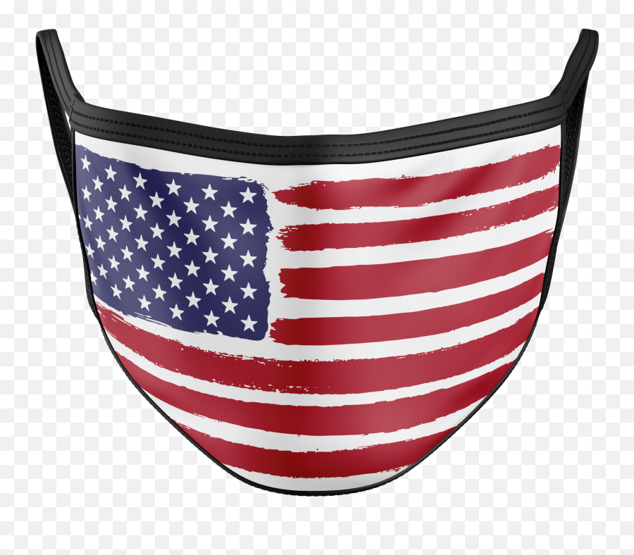 American Flag Mask - Made In The Usa Usa Mask Emoji,Mask Transparent