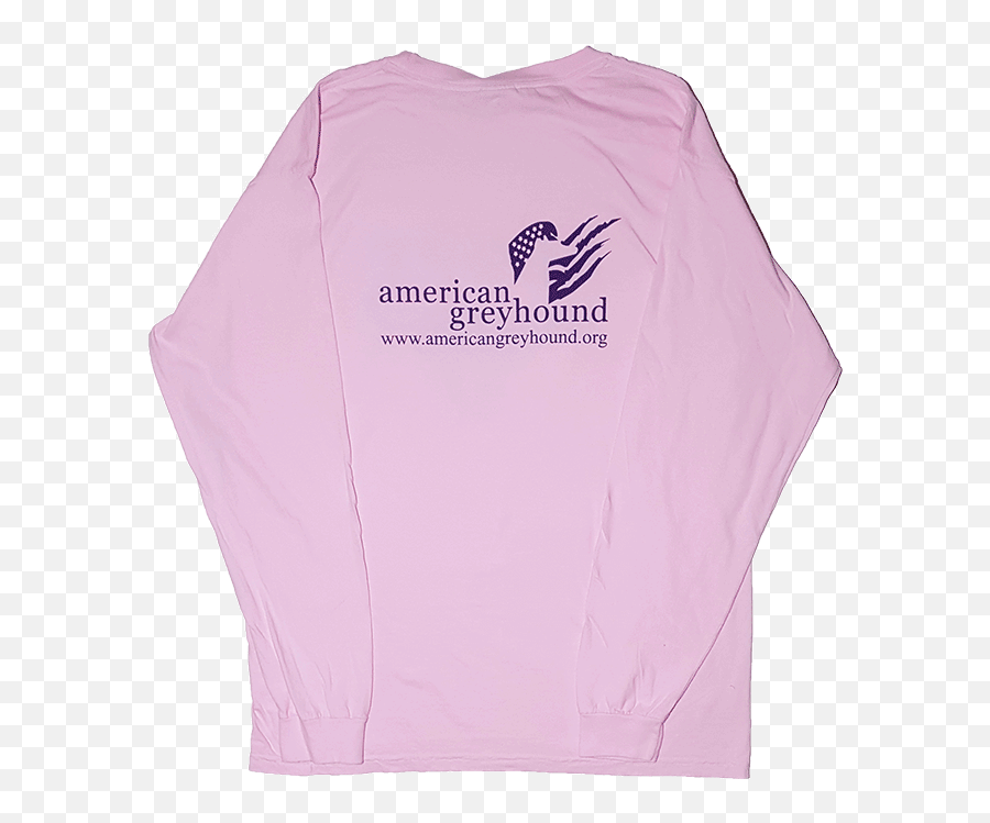 Light Pink Long Sleeve T - Shirt Emoji,Greyhound Logo