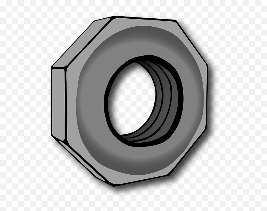 Hexagon Grey Nut - Free Vector Graphic On Pixabay Metal Transparent Metal Nut Png Emoji,Nut Clipart