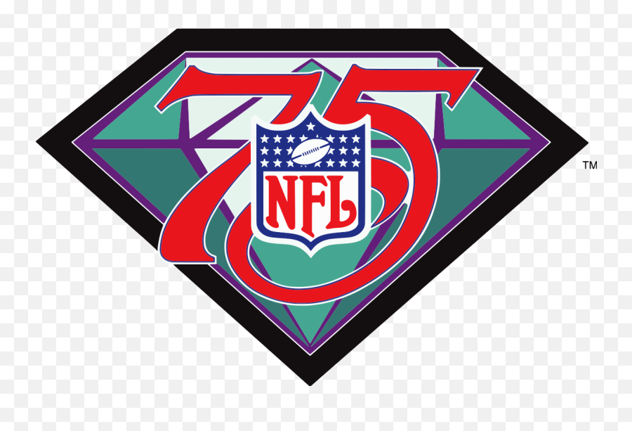1994 Nfl Season - Wikipedia Nfl 75th Anniversary Logo Emoji,Nfl Draft Logo