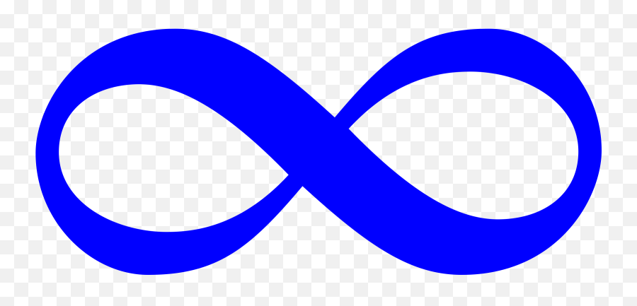 Infinity Symbol Png - Transparent Blue Infinity Symbol Emoji,Symbol Png