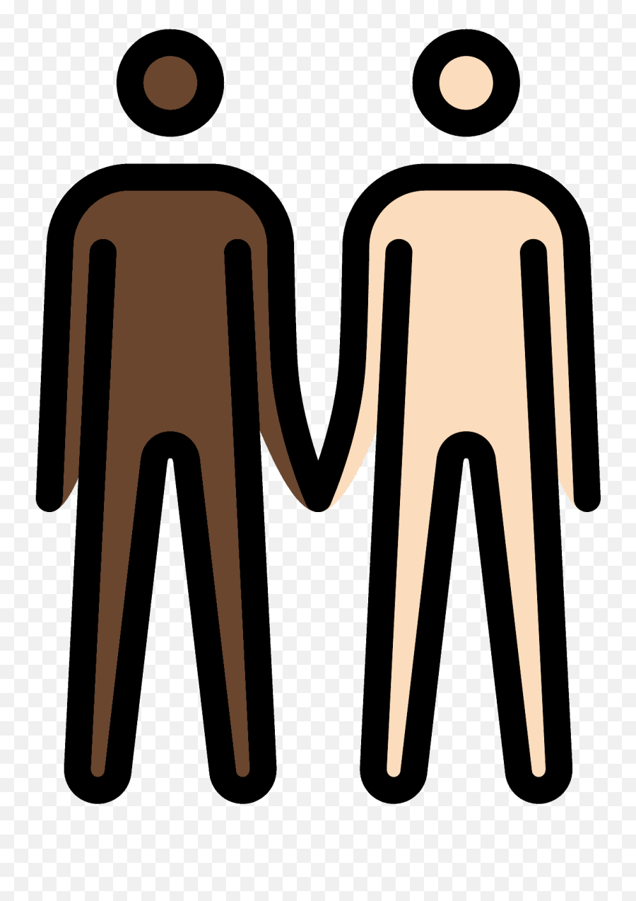 Men Holding Hands Emoji Clipart Free Download Transparent - Personas Con Tono De Piel Diferente Animado,Men Clipart