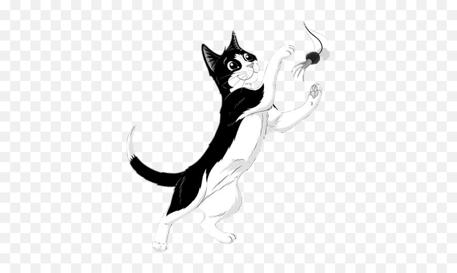 Purina Cat Playing Transparent Png - Stickpng Emoji,Cat Lineart Transparent