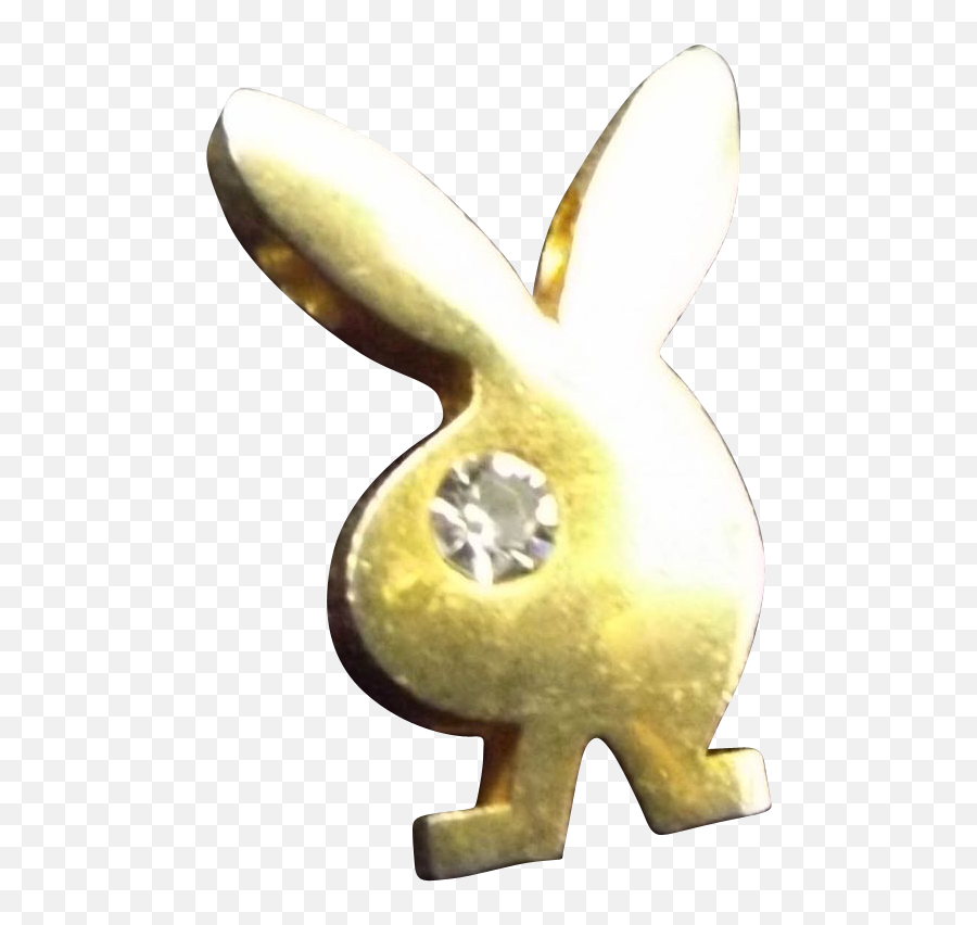 Download Vintage 10k Gold Filled Playboy Bunny Pendant - Solid Emoji,Playboy Logo