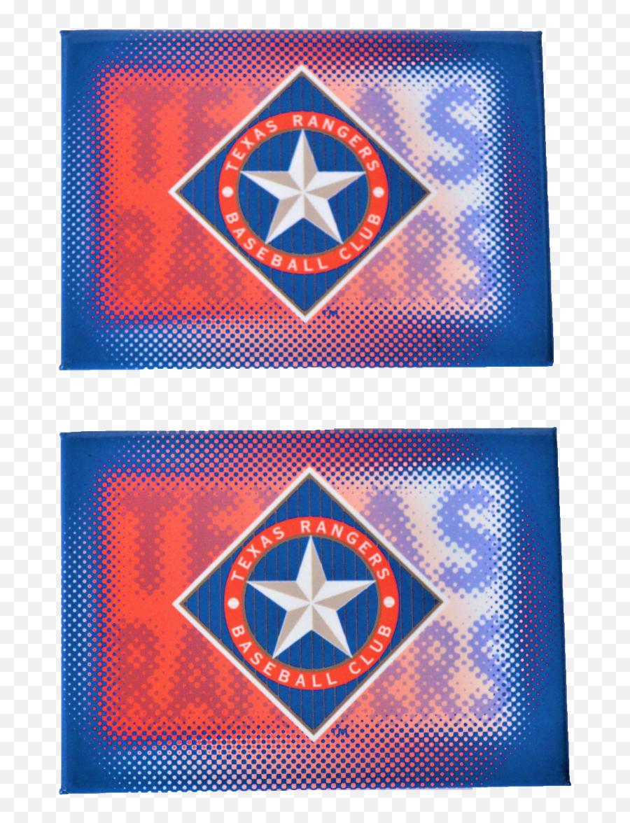 Pro Magnets U2013 Texas Rangers 90u0027s Vintage Old Mlb Team Logo Fridge Magnet 2 - Pack American Emoji,Rangers Logo