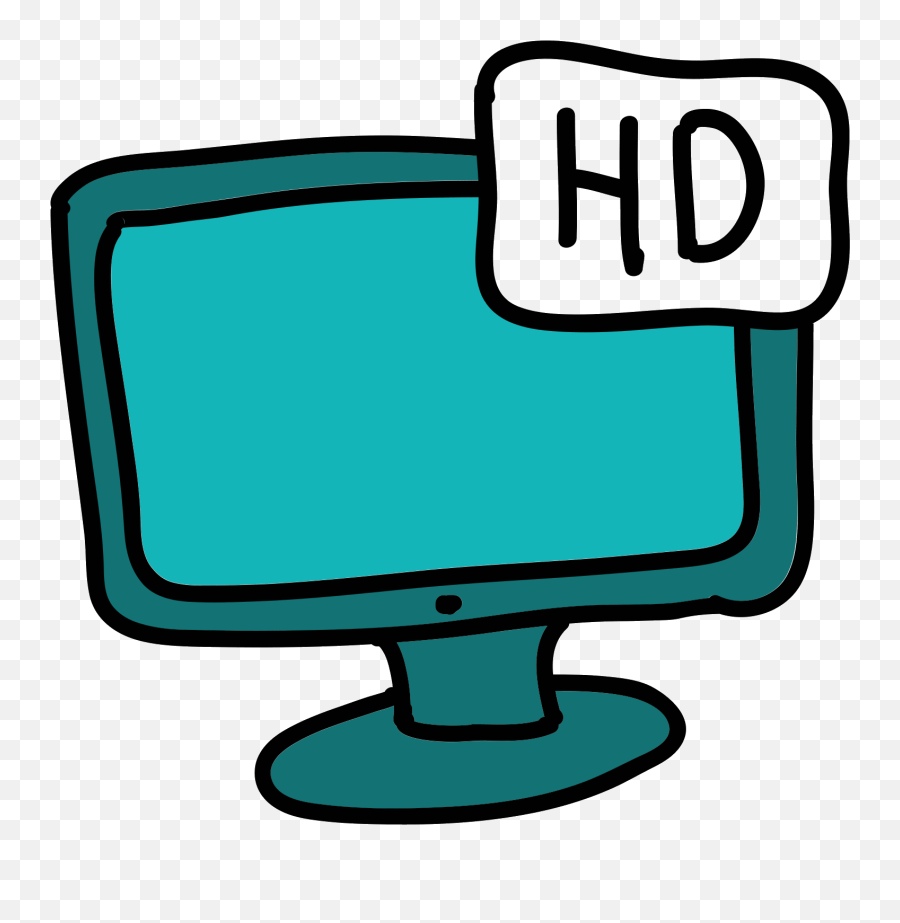 Download Hd Monitor Icon Png Image With No Background Emoji,Monitor Icon Png