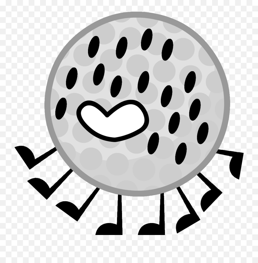 Golf Ball Edit - Wiki Clipart Full Size Clipart 1116336 Golf Ball Bfb Emoji,Golf Ball Clipart