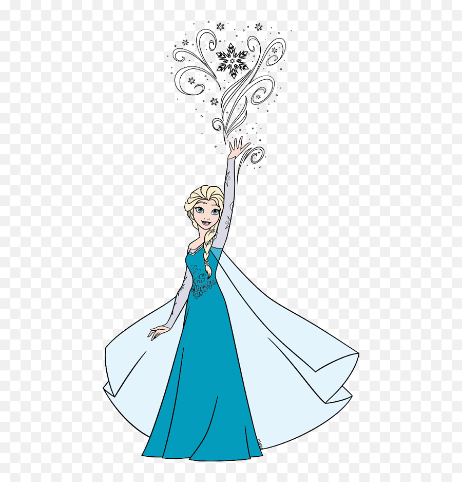 Elsa Doing Magic Elsa - Elsa Clip Art Emoji,Elsa Clipart