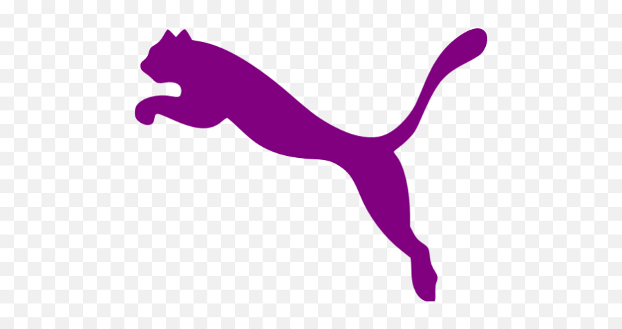 Purple Puma 2 Icon - Puma Logo Png Purple Emoji,Purple Logo