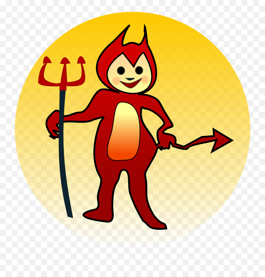 Colorful Drawing Of The Devil Clipart - Demon Image For Kids Emoji,Devil Clipart