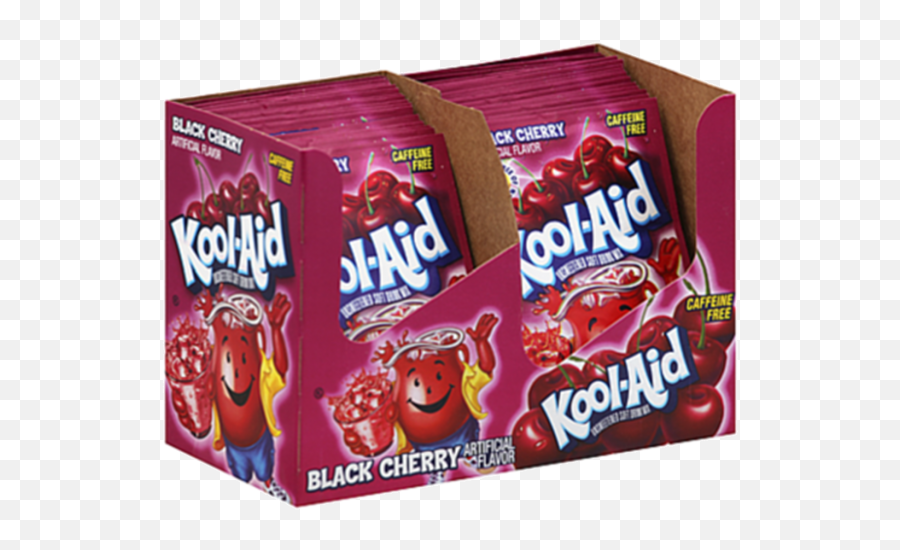 Kool Aid Black Cherry 48ct - Black Cherry Powdered Drink Mix Kool Aid Emoji,Kool Aid Logo